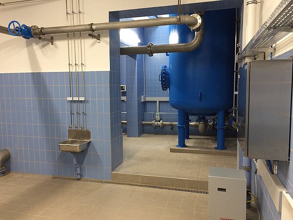 Innenraum Wasseraufbereitung Anlage